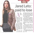 Jared Leto: Paid to lose